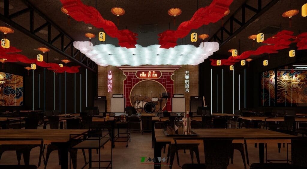 รับออกแบบร้านอาหารจีน