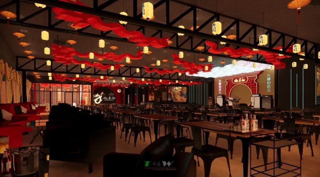 รับออกแบบร้านอาหารจีน