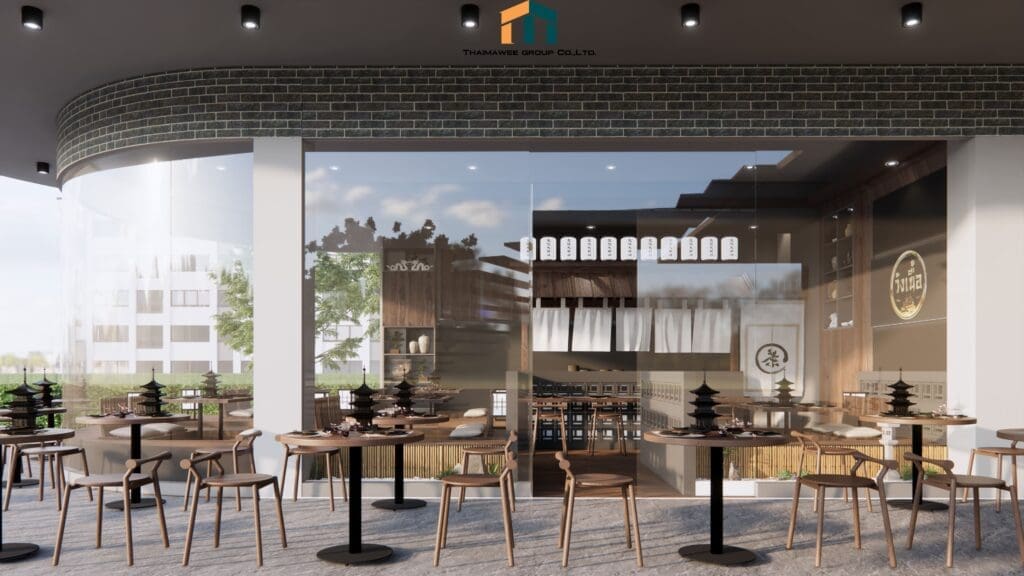รับออกแบบร้านก๋วยเตี๋ยว