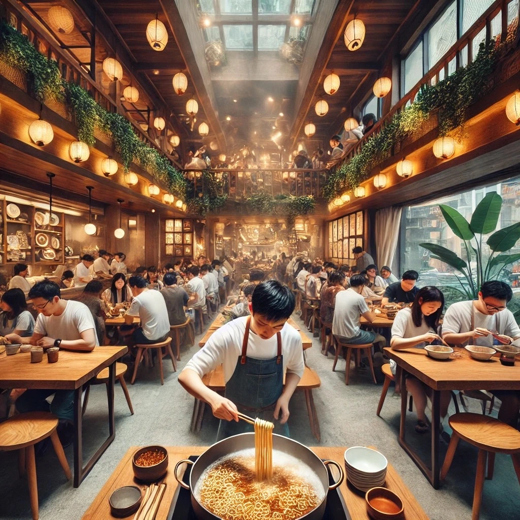 รับออกแบบร้านก๋วยเตี๋ยว