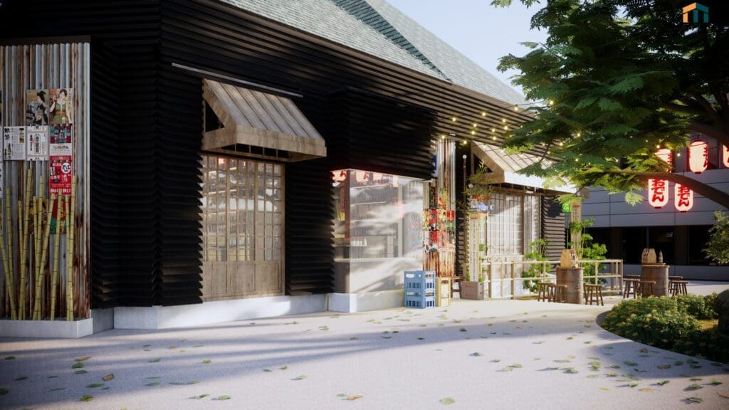 ออกแบบร้านอาหารญี่ปุ่น