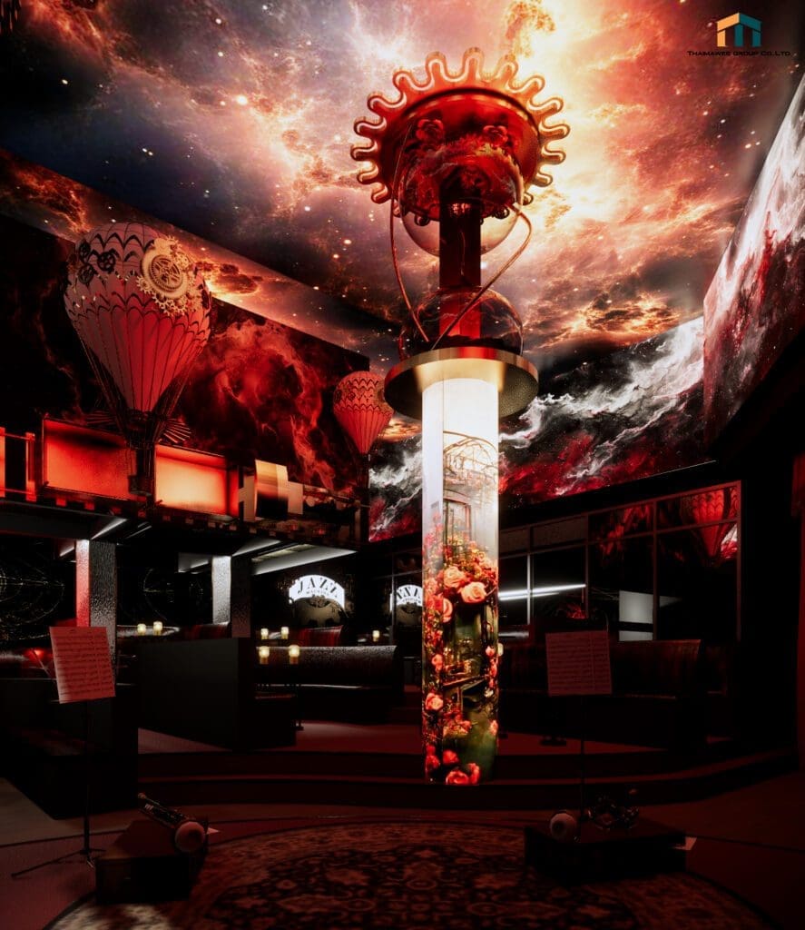 3Dออกแบบบาร์ร้านเหล้า