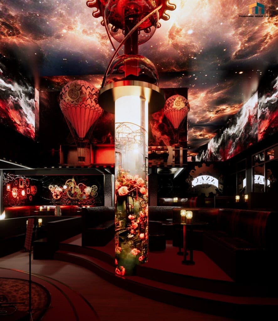 3Dออกแบบบาร์ร้านเหล้า