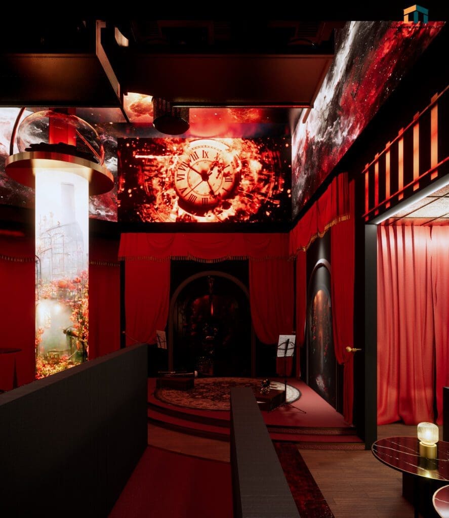 3Dออกแบบบาร์ร้านเหล้า