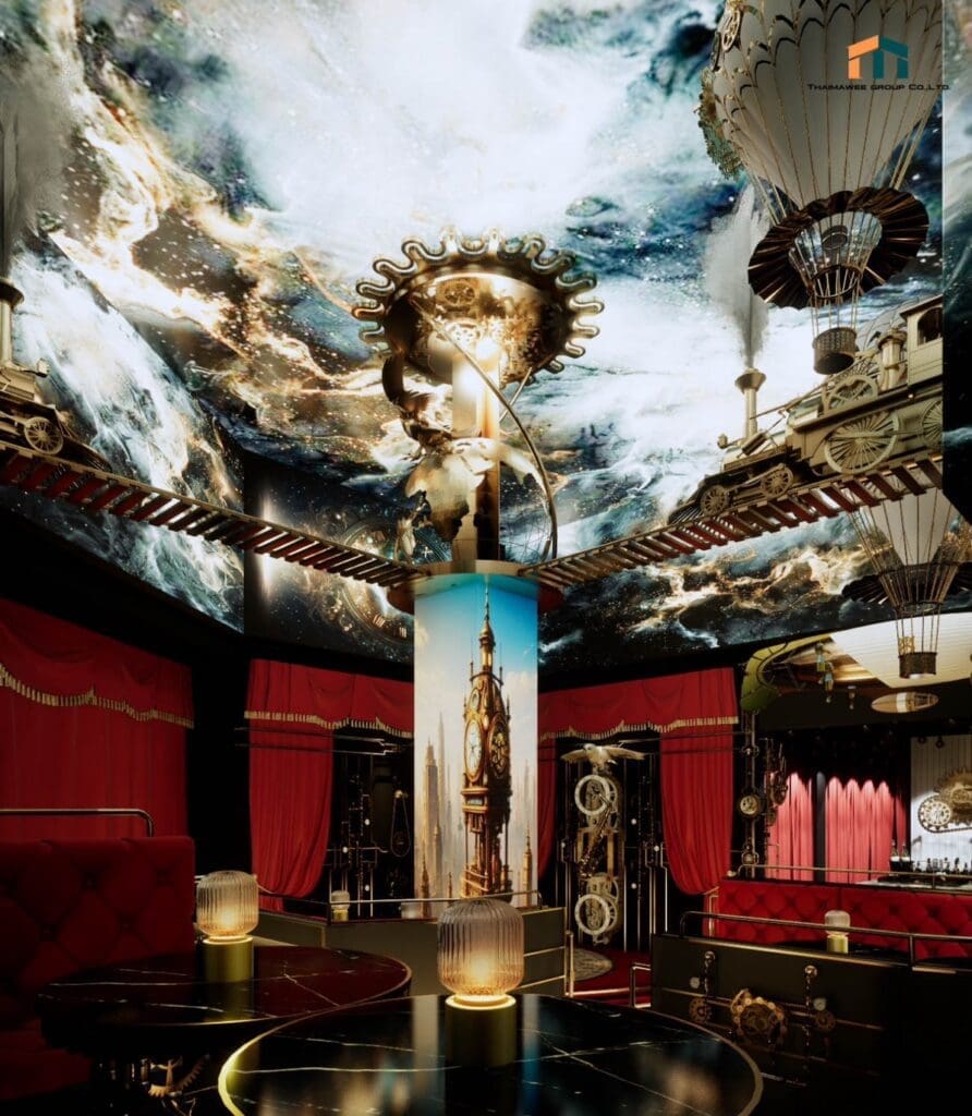 3Dออกแบบบาร์ร้านเหล้า