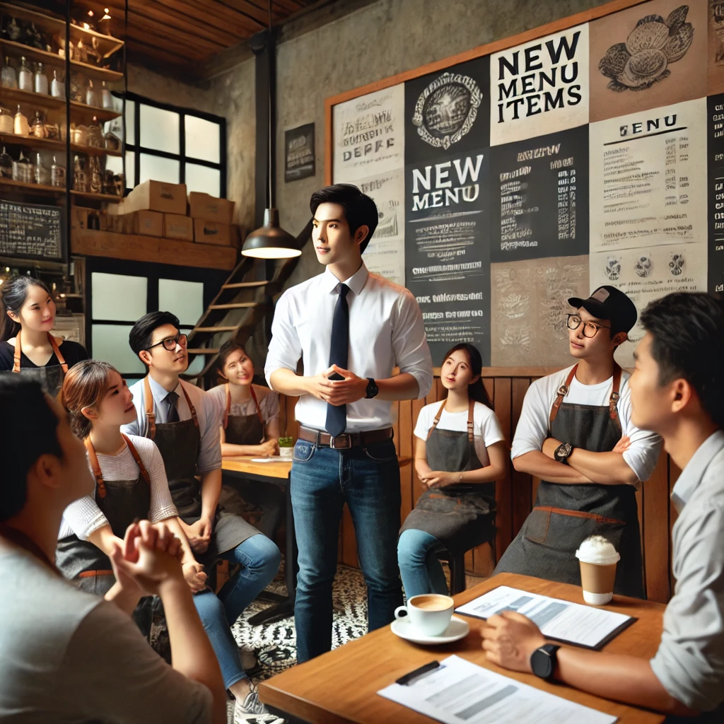 ออกแบบก่อสร้างร้านกาแฟ คาเฟ่