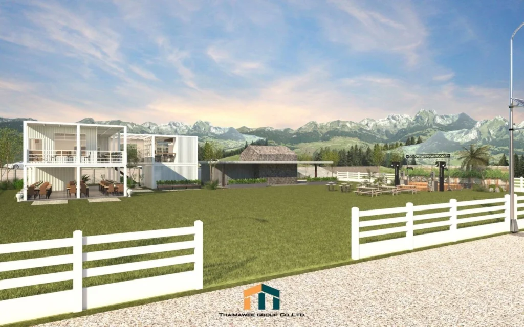 ออกแบบก่อสร้างร้านกาแฟ คาเฟ่