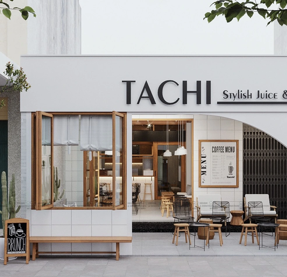 ออกแบบร้านชานม