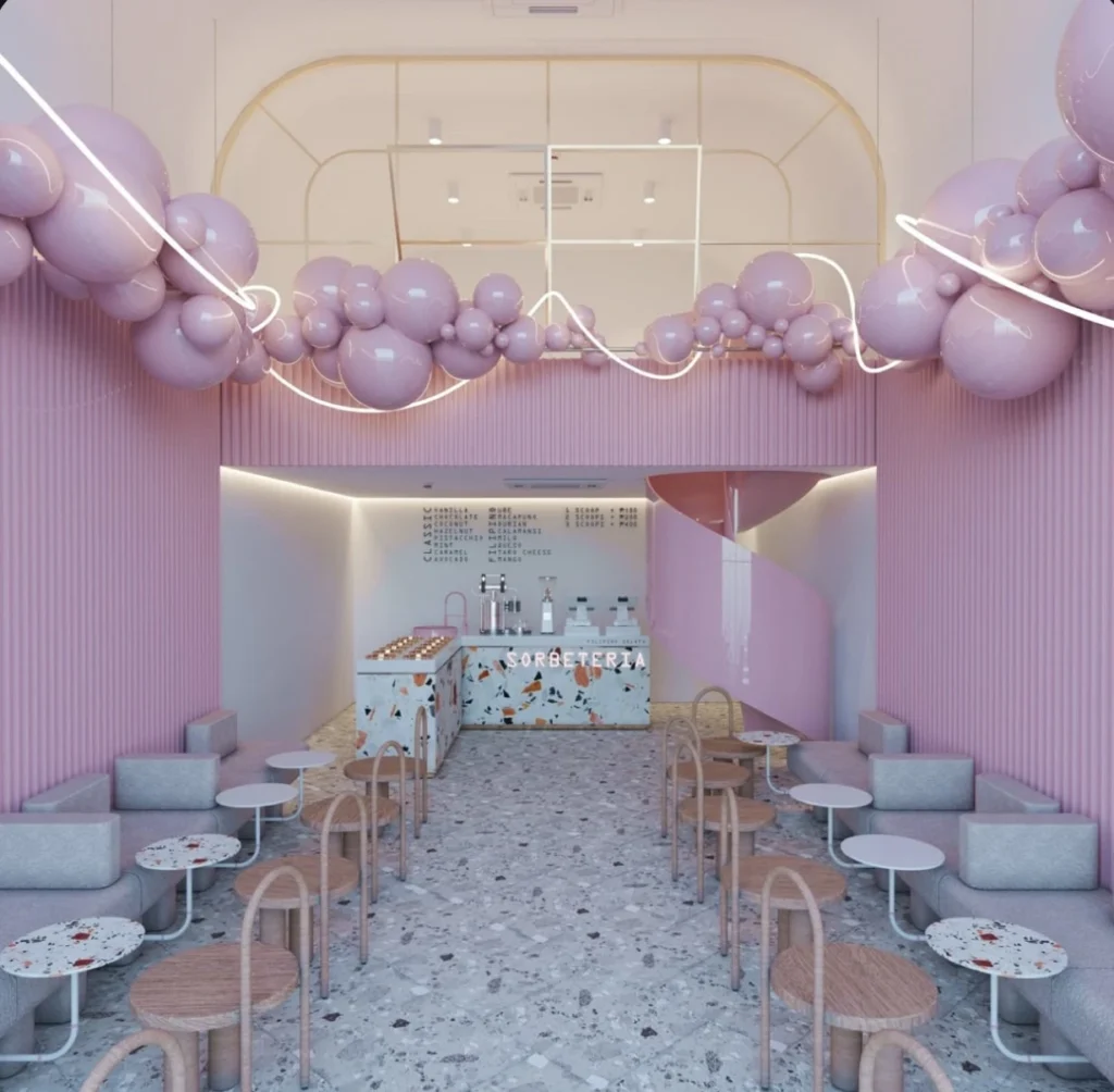 รับออกแบบร้านขนมหวาน