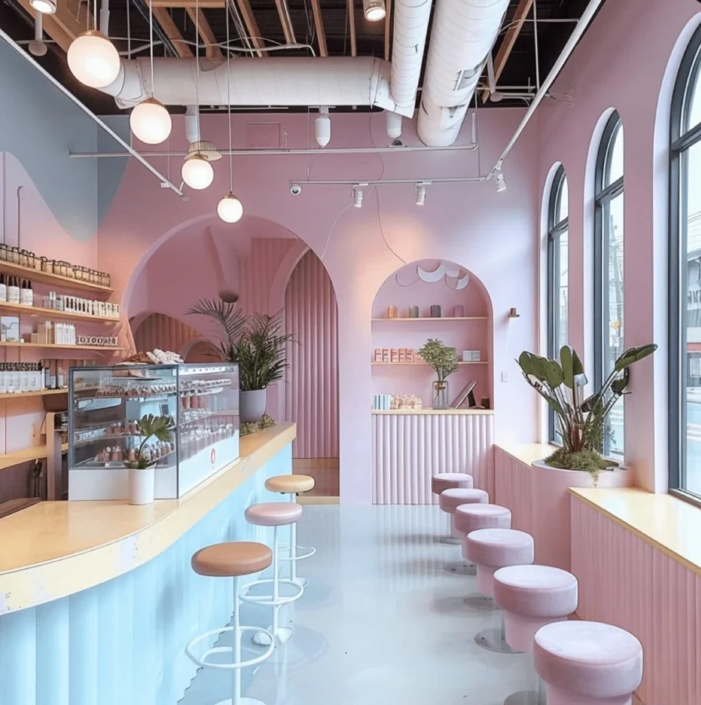 รับออกแบบร้านขนมหวาน