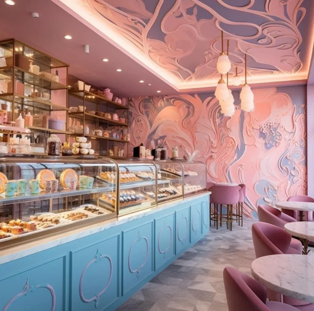 รับออกแบบร้านขนมหวาน