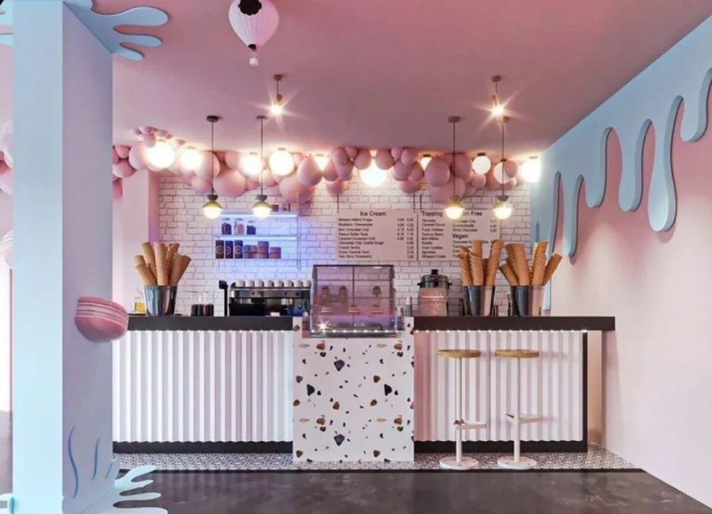 รับออกแบบร้านขนมหวาน
