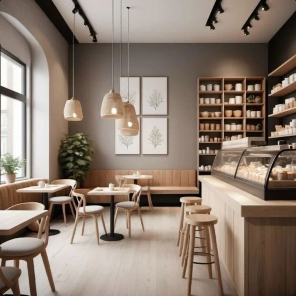 ออกแบบร้านกาแฟมินิมอล