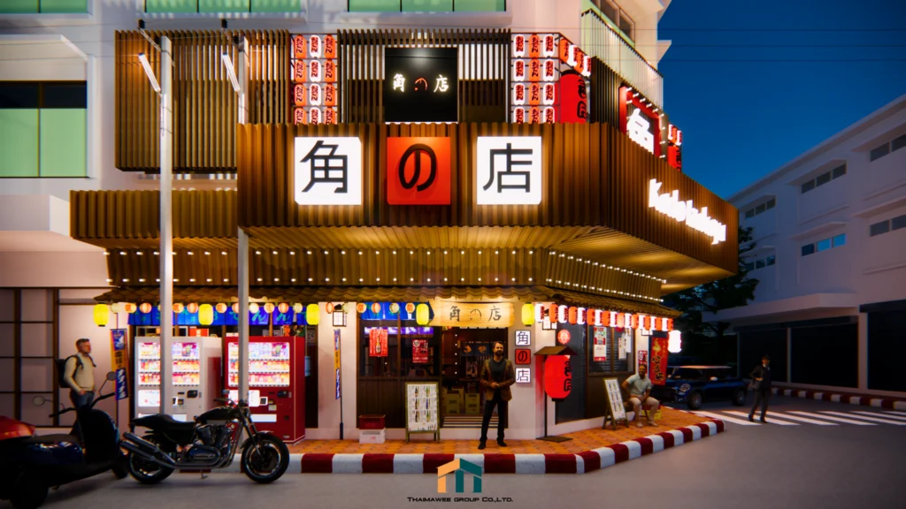 ตกแต่งร้านสไตล์ญี่ปุ่น