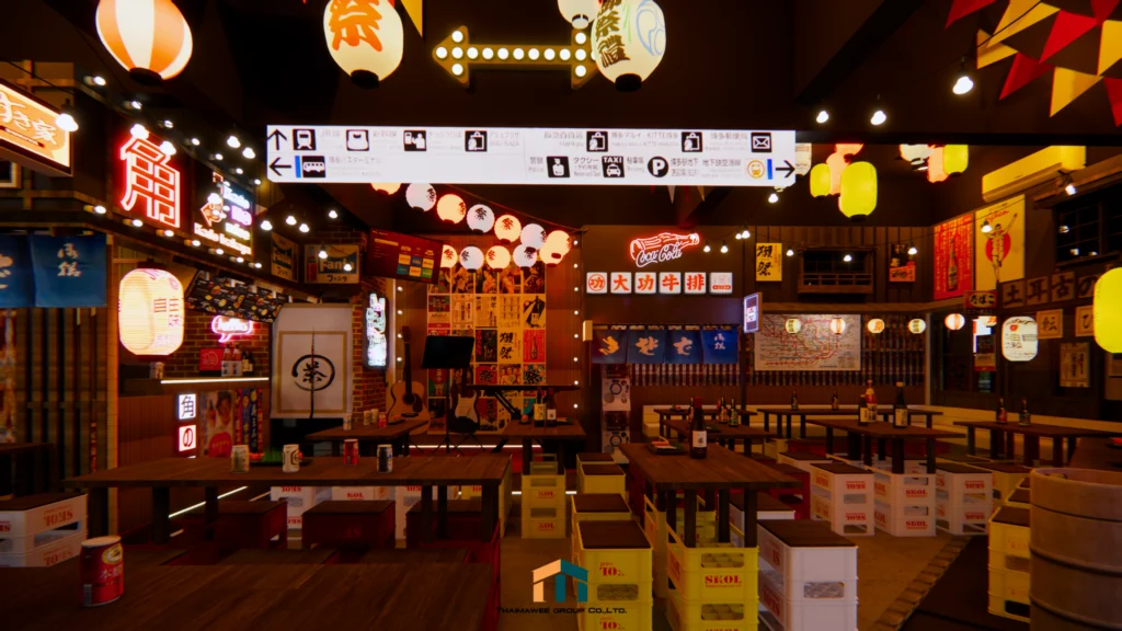 ตกแต่งร้านสไตล์ญี่ปุ่น