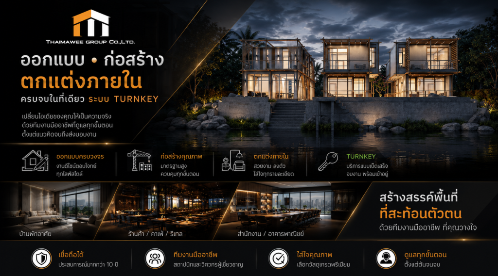 รับรีโนเวทบ้าน อาคารพาณิชย์ ออกแบบร้านอาหาร กาแฟ ร้านค้าทุกประเภท ...