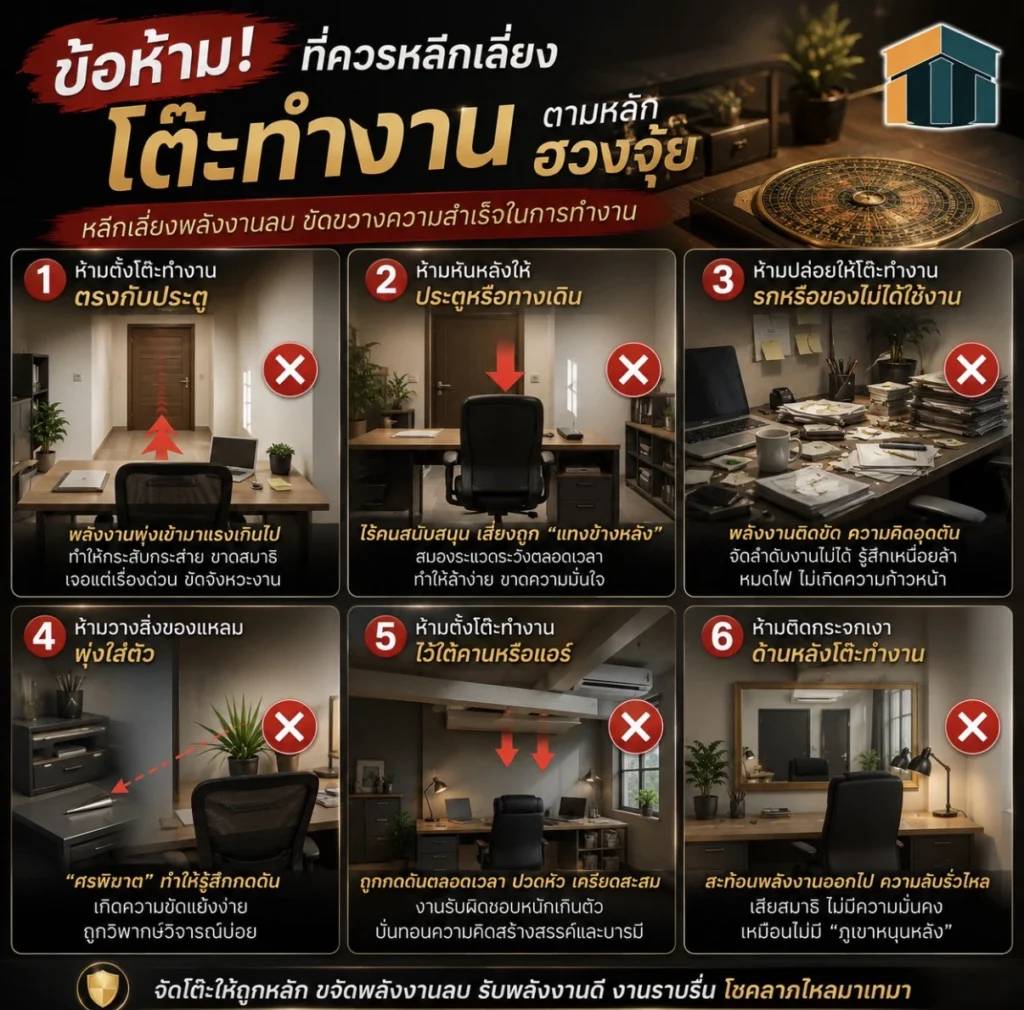 ฮวงจุ้ยโต๊ะทํางาน