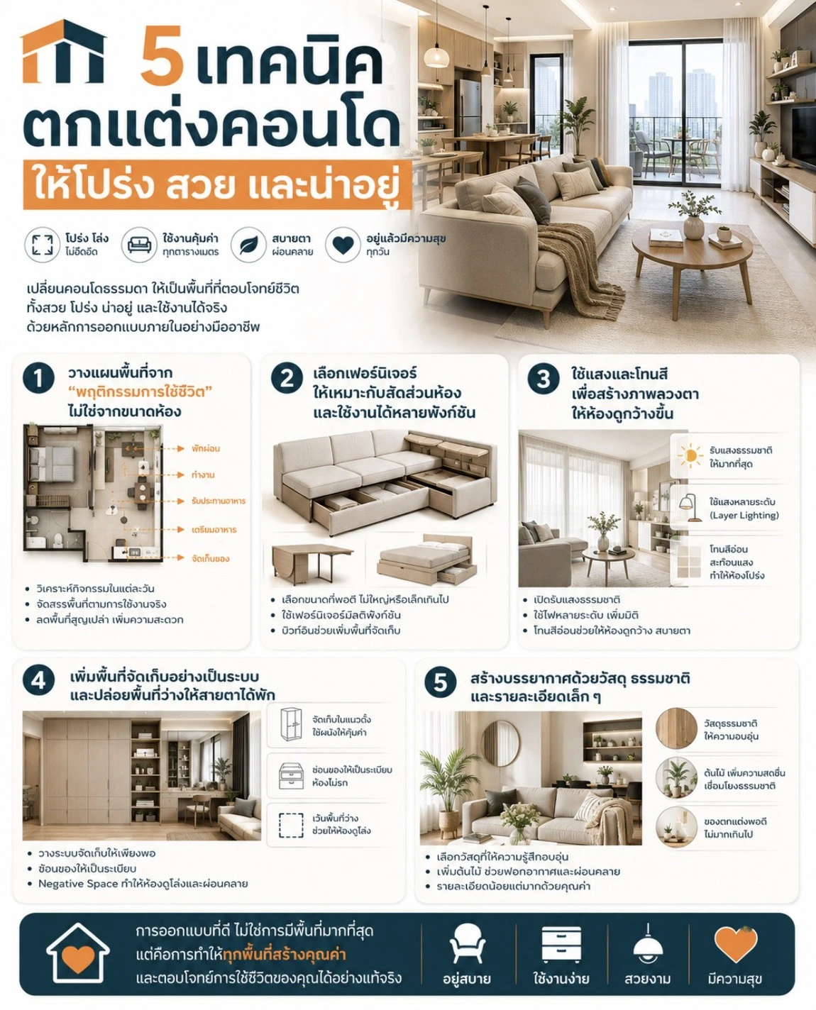 ตกแต่งภายในคอนโด